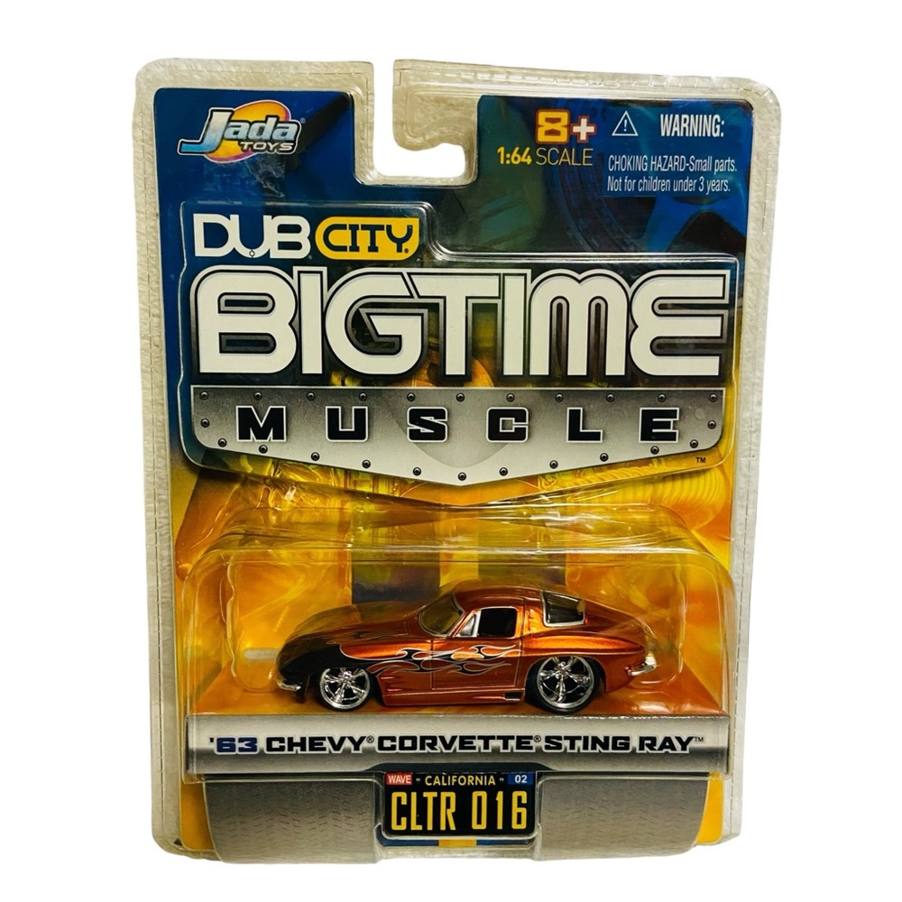 Dub City Bigtime 83 Chevy Corvette Sting Ray Jada Toys 1:64 Orange